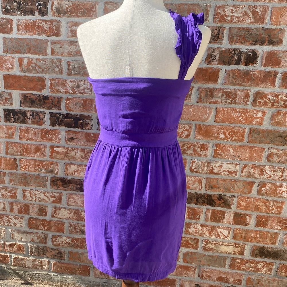 💜 BCBGeneration one shoulder cocktail dress / 2 / Excellent condition - Picture 11 of 16